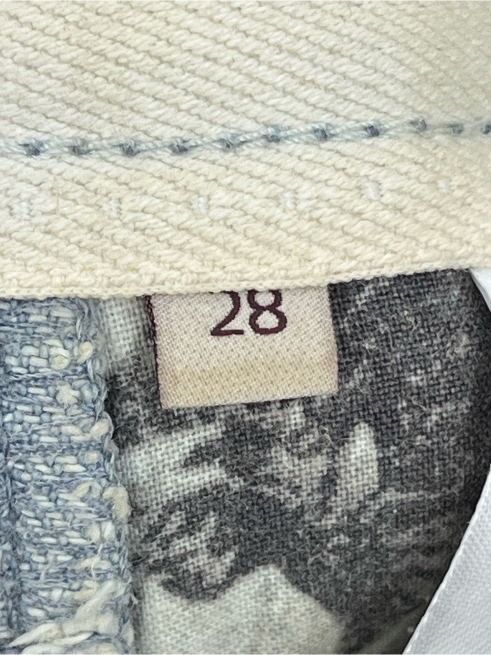 Stella McCartney Skinny Jeans colorblock bleach blue 0655 white green utility 28 - Picture 12 of 16